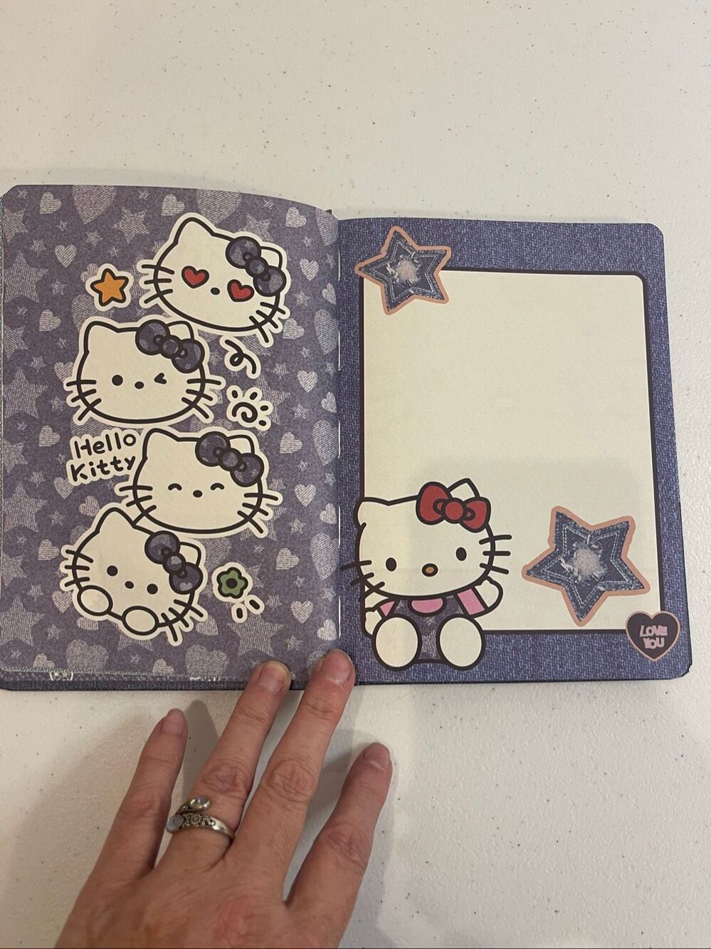 Hello Kitty diary hard cover journal book with pen - Picture 6 of 6
